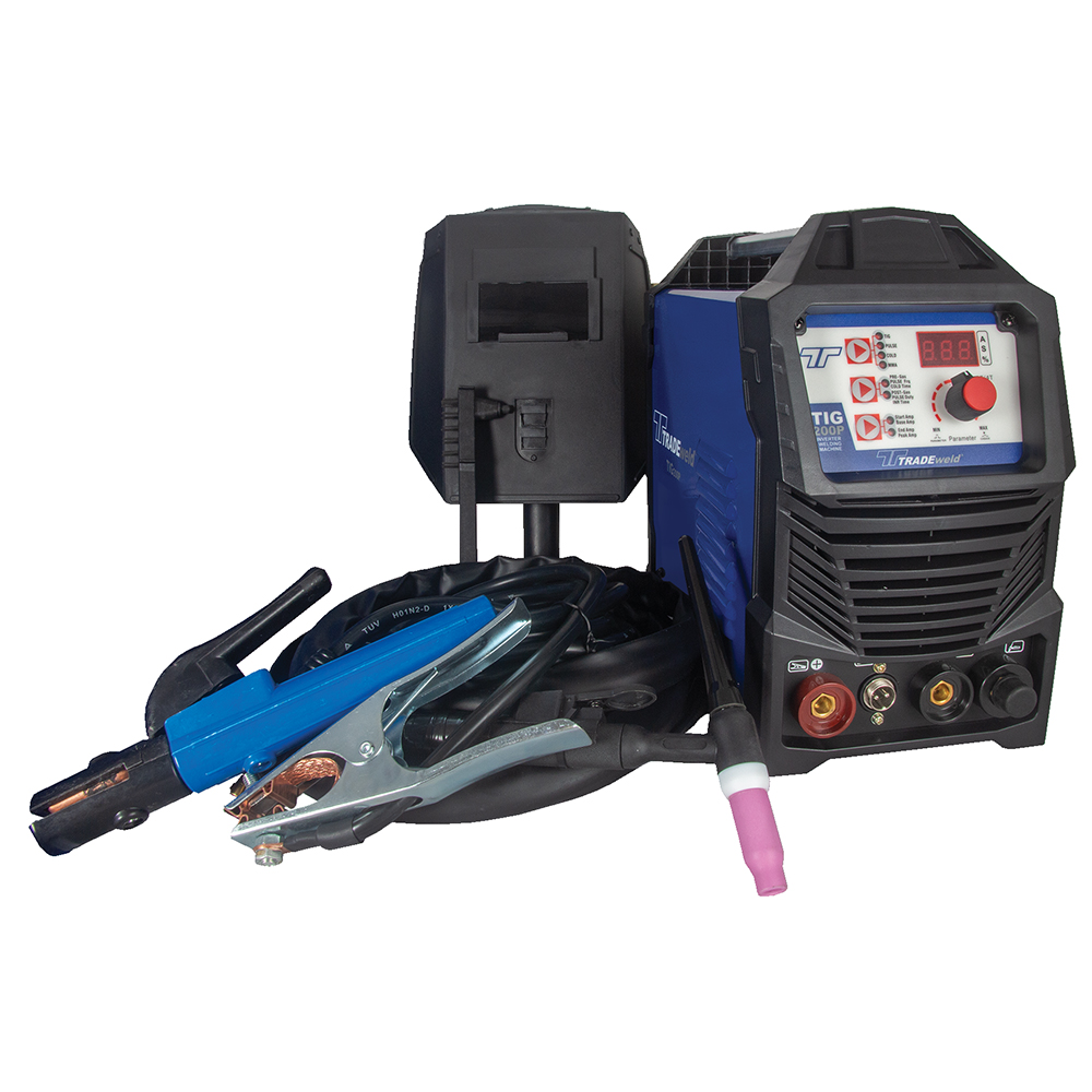 槌目ステンレスマルチバー　by WELDINGART TRADEweld / Tig & MMA 200P HF DC-220V Welding Machine Kit / MCOW4079